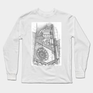 Jerónimos bell tower. Torre sineira do Mosteiro dos Jerónimos Long Sleeve T-Shirt